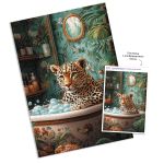 Пазл 1000 элементов, PZL-1000/72 Леопард в джакузи, Фрея