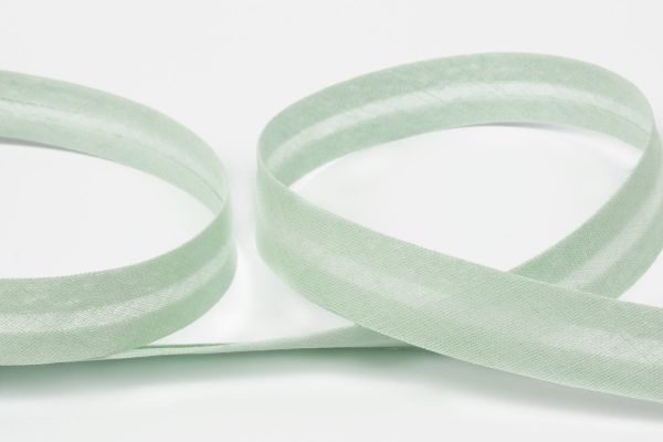 Косая бейка хлопковая 15 мм / 132±1 метра, 182 мятный, Gamma GK-15C