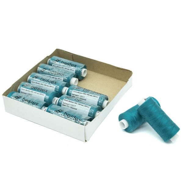 Нитки швейные бытовые Bestex 40/2, 365 м (400 ярд) / 10 кат., 111 мурена