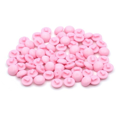 Пуговицы на ножке 18L (11мм), пластик (pink (розовый)), 72 шт, PS20