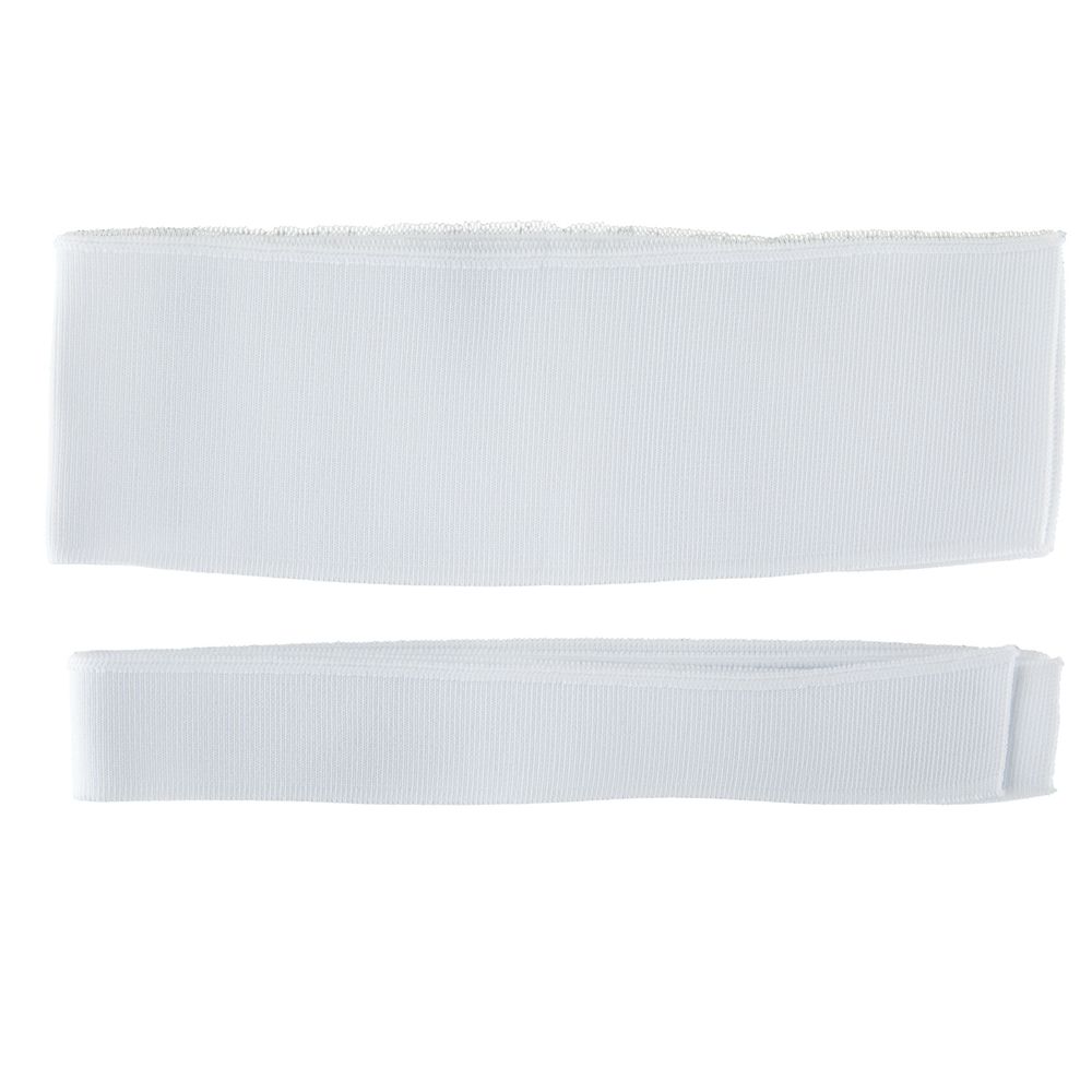 Воротник трикотажный с манжетами (комплект): воротник 8х48-52 см, подвяз на рукава 3.5х100 см, №1 белый, Blitz MAPP