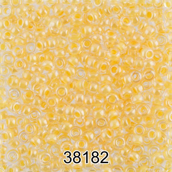 Бисер Preciosa 10/0 (2.3 мм), 500 г, 38182 (Ф517) желтый