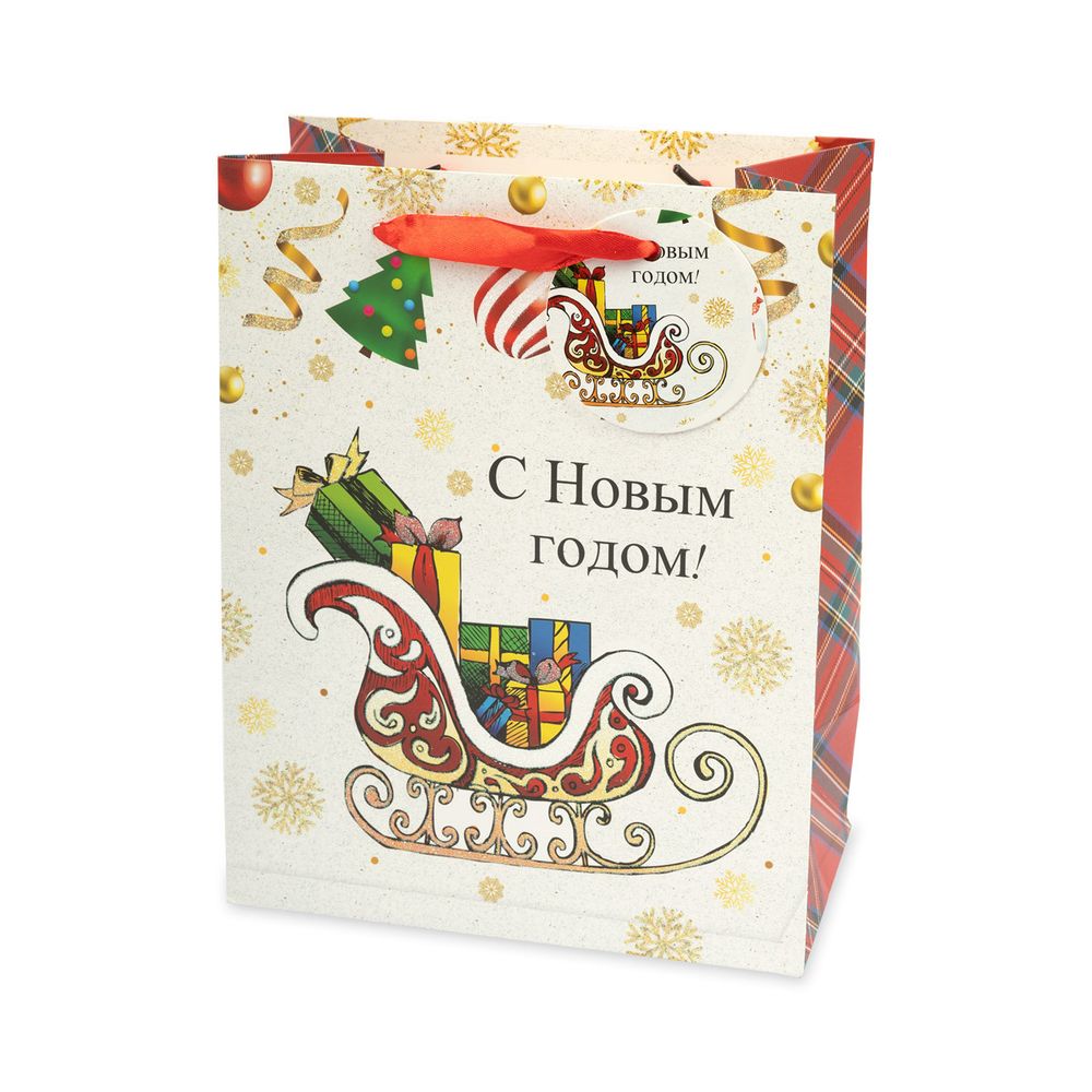 Подарочный пакет 210 г/м², 18х23х10 см, 12 шт, 01, Stilerra NRCS