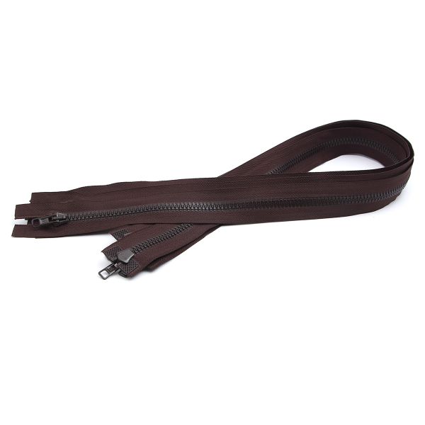 Молния трактор Arta Т6 (6 мм) 2 зам., разъем., 75 см, цв. 068 т.коричневый, уп.5 шт