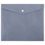 Папка-конверт для тетрадей с кнопкой A5+ 180 мкм, 20 шт, серый new ЕС2113015, Expert Complete