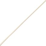 Шнур кожа искусственная ⌀2.5 мм / 100 метров, матовый, молочный