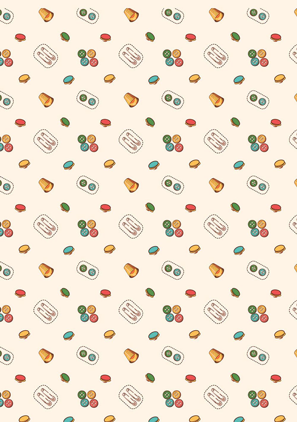 Ткань для пэчворка Peppy Век моды, отрез 50х55 см, 146 г/м², ВМ-12 бежевый, Peppy