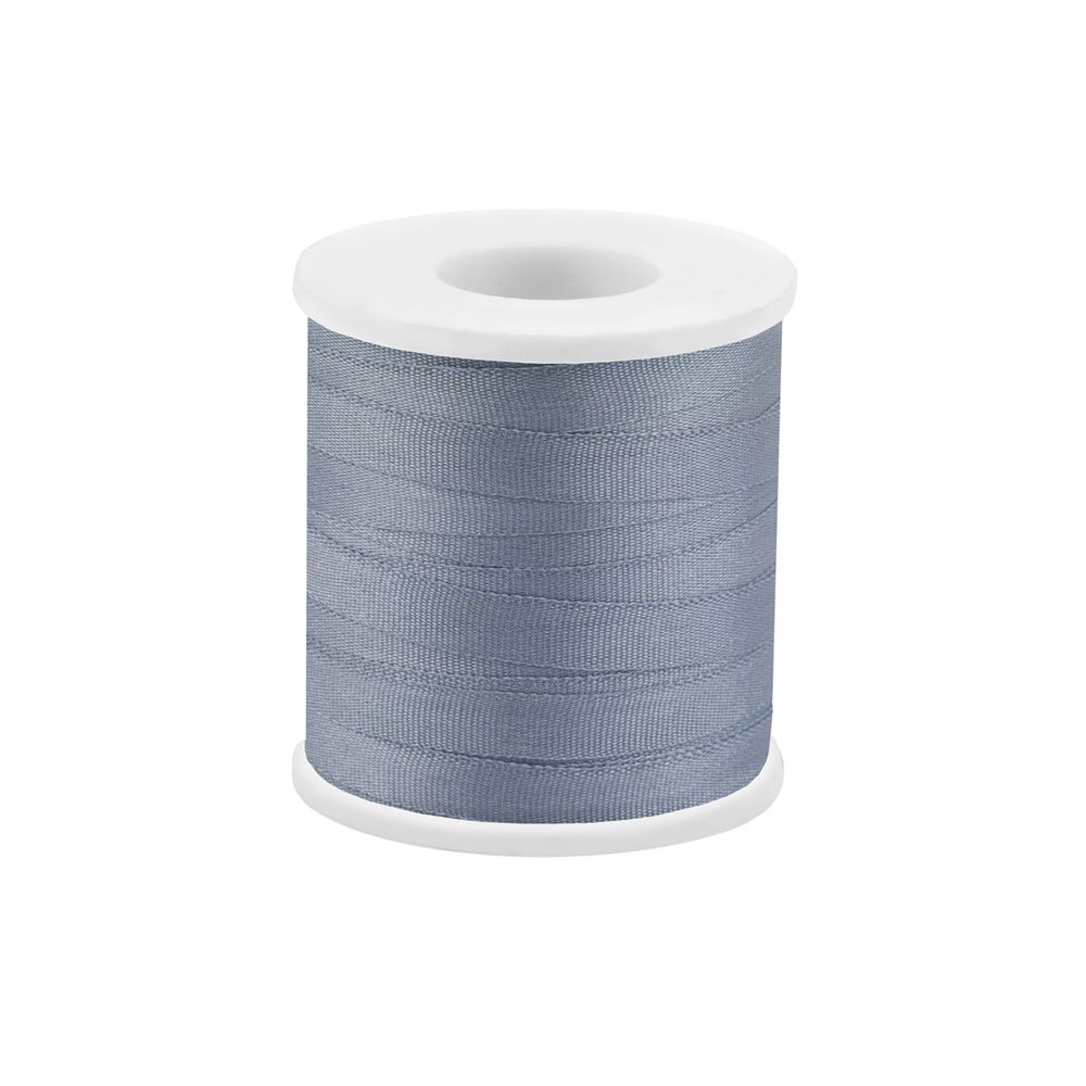 Лента (тесьма) шелковая 4.0 мм / 45.5±0.5 метров, №241 св. серый, Gamma SR-4