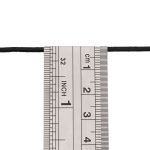 Резинка шляпная (шнур эластичный) ⌀1.5 мм / 100 метров, 0370-0301, черный