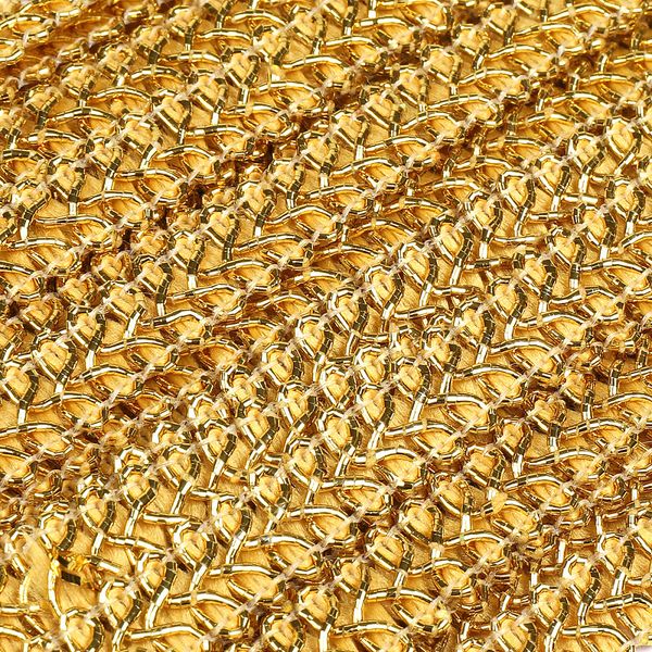 Тесьма отделочная 10 мм, 900 цв.золото уп.13.71м