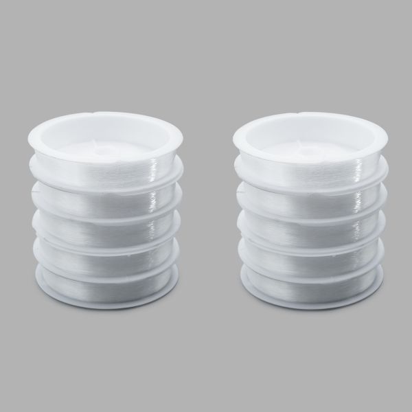 Нить-леска 0.2 мм, 100м, прозрачный, 10 кат