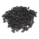 Фиксатор (зажим) для шнура пластик 1 отв., ⌀5.5 мм, 20х10 мм, цилиндр, черный, 200 шт