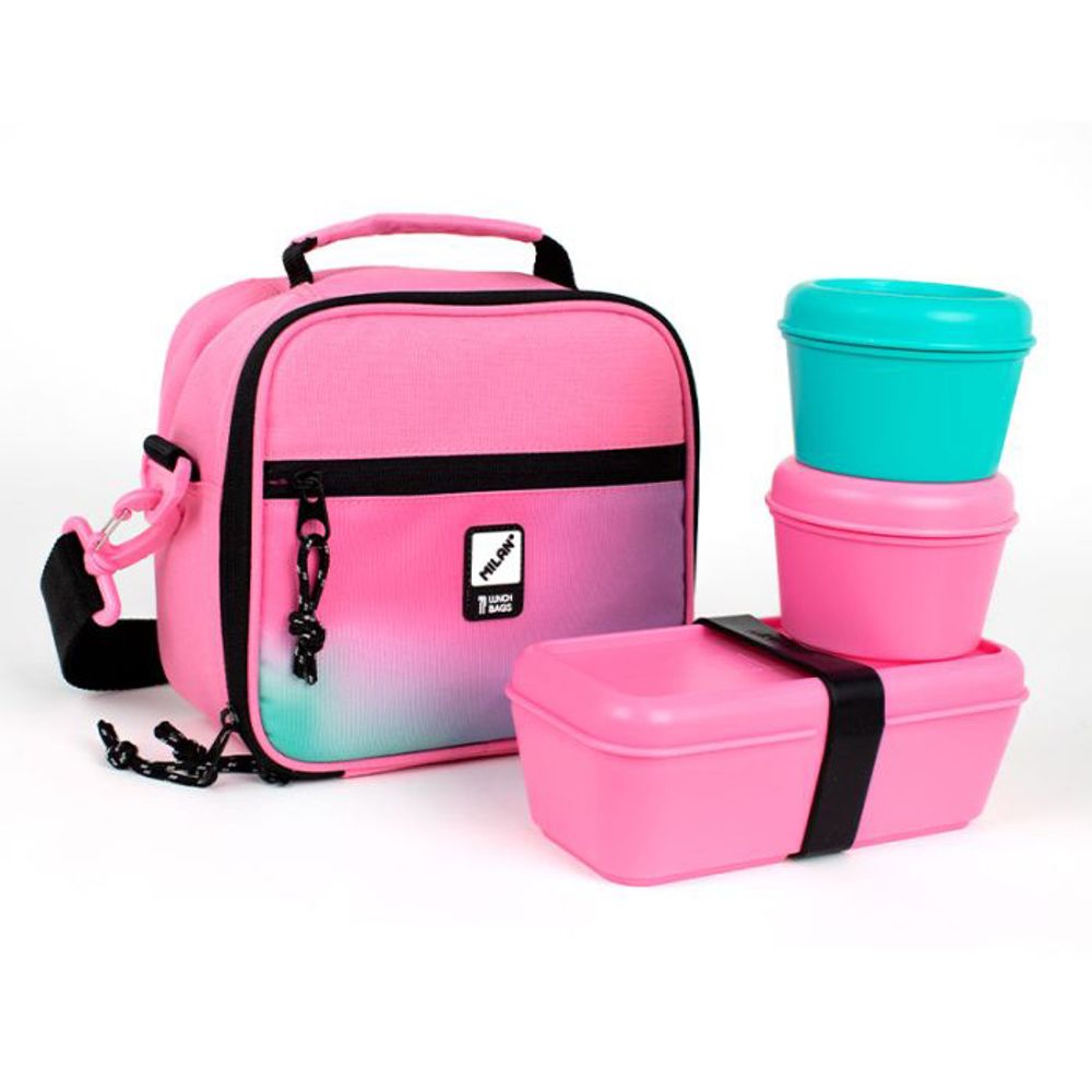 Термосумка для ланч-бокса (3 бокса в комплекте) 3,5л 23х20х11см см, 08806SN1P, Milan 08806SN1P