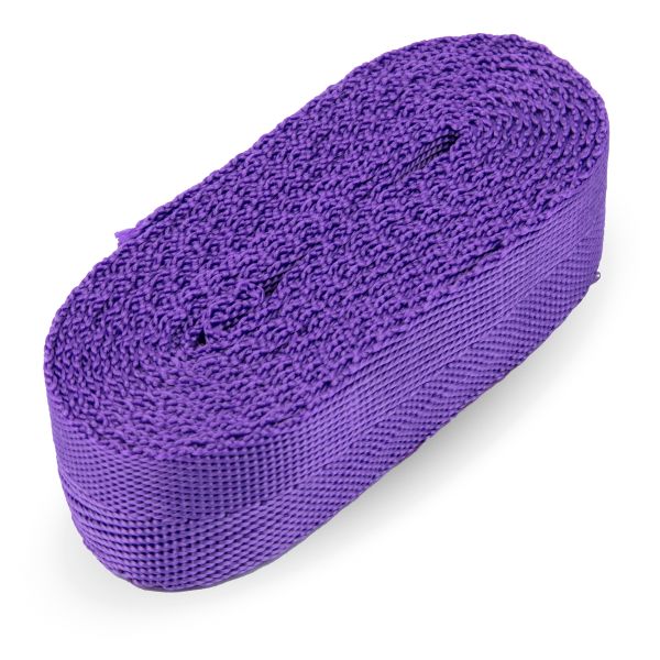 Стропа (ременная лента) 25 мм / 5х2.5 метра, фасовка, фиолетовый, 3816 (3074)