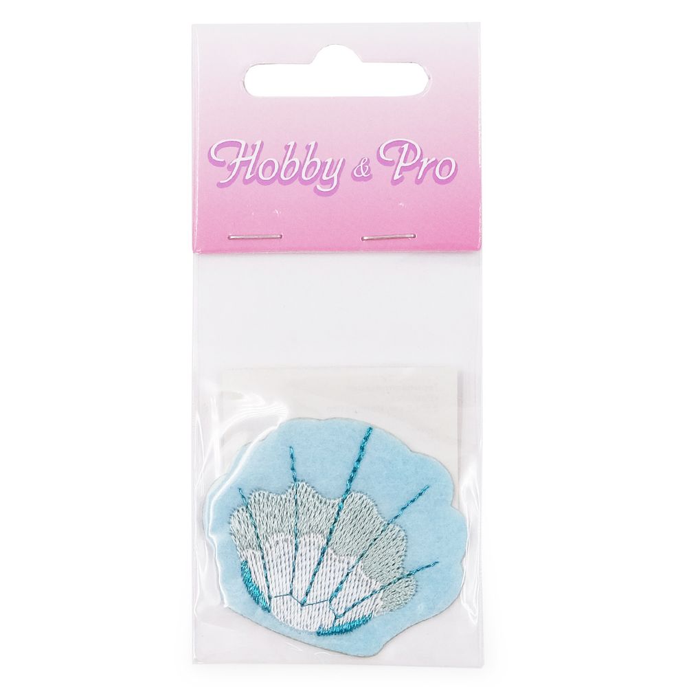 Термоаппликация Ракушка, 3.8х4.5см, Hobby&Pro