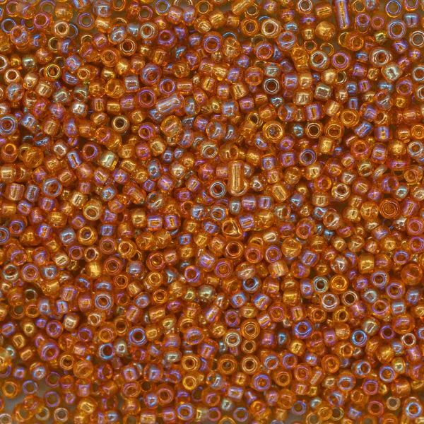 Бисер Astra&Craft 11/0 (2.1 мм), 200 г (10х20 г), цв. 162С медный/прозр.радужный