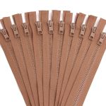 Молния трактор Arta Т6 (6 мм) 1 зам., н/раз., 18 см, цв. 071 св.бежевый, уп.10 шт