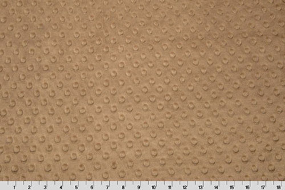 Плюш (ткань) Peppy Cuddle Dimple 455 г/м², 48х48 см, TaupE