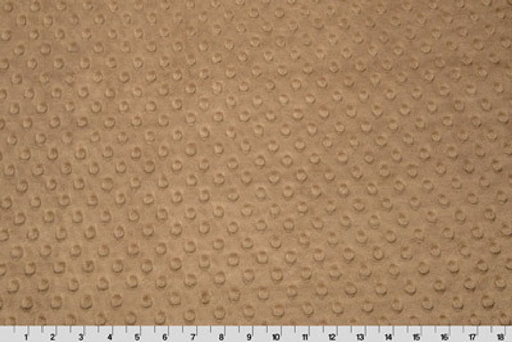 Плюш (ткань) Peppy Cuddle Dimple 455 г/м², 48х48 см, TaupE