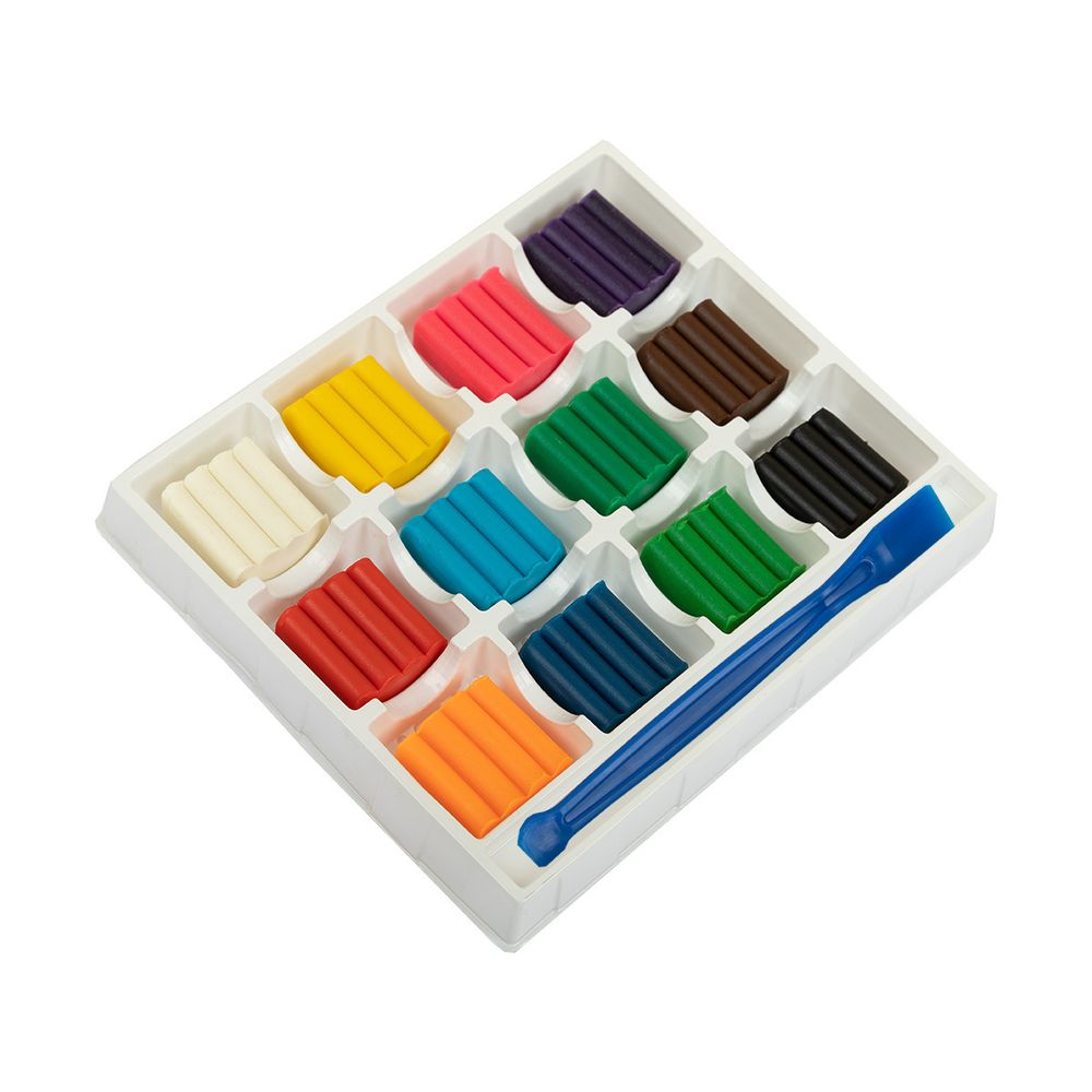 Пластилин восковой 144 г, 12 цв, Лео LMCW-0112