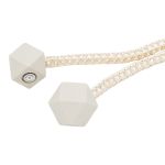 Подхваты шторные магнитные, 2 штук, бежевый светлый, MTW183