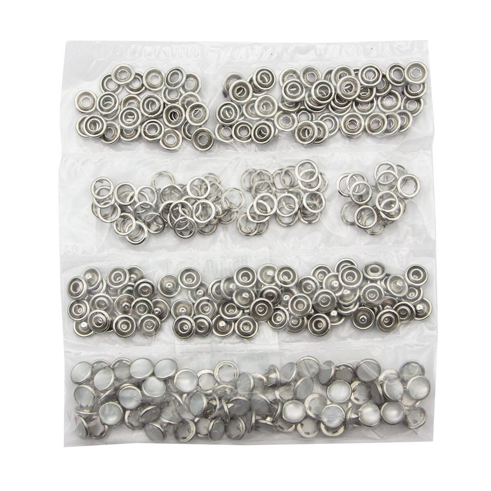 Кнопка рубашечная (джерси) жемчужинка ⌀9.5 мм, ≈72 шт, МЕТАЛЛ, акрил, белый/никель, NEW STAR