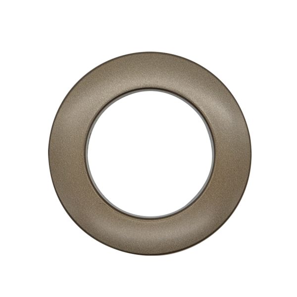 Люверсы шторные ⌀35 мм, с многоуровневым замком цвет № 18 темная матовая латунь, 10 шт