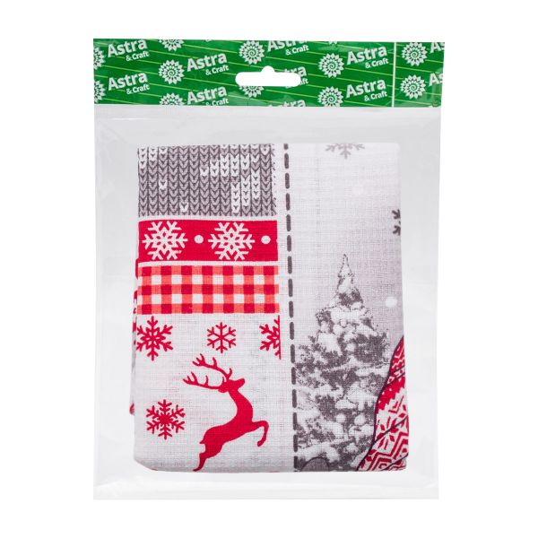 Полотно вафельное арт 149 рис 29215 вид 1 Гномики 63х150см, Astra&Craft