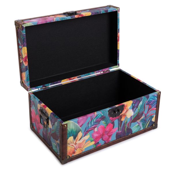 Шкатулка декоративная сундучок 35х21х19 см, 018 Красота орхидей, Gamma DBK-03
