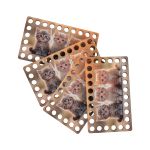 Набор донышек для вязания Матовый фанера 12х7х0.4 см, 4 шт, 04 Котята, Love2art ДВ-04