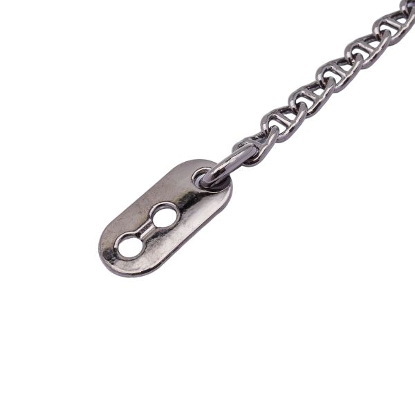 Вешалка-цепочка для одежды 102х7 мм, металл, чер.никель, 10 шт, ГНУ14377