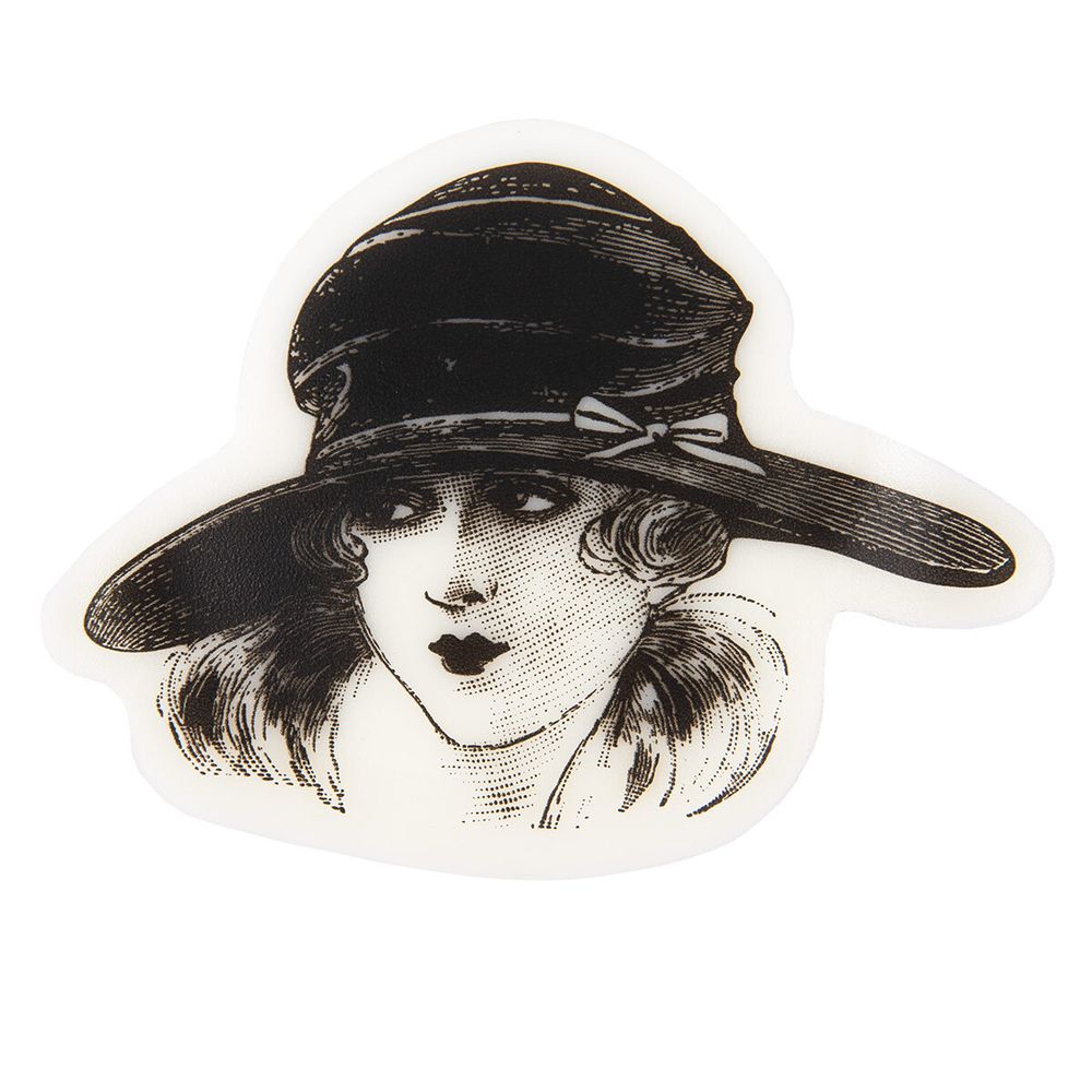 Штамп 5.8х7.2 см, 06 Девушка в шляпе, Mr.Painter TSM-01