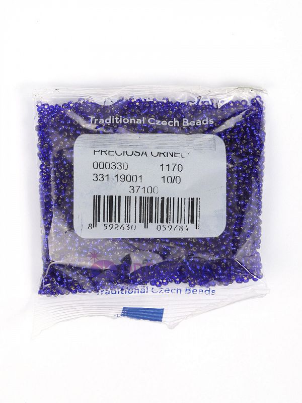 Бисер Preciosa 10/0 (2.3 мм), 50 г, TSL цв. 37100/331-19001