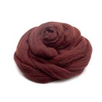 Шерсть для валяния мериносовая тонкая 100%, 100 г, цв.17 шоколад