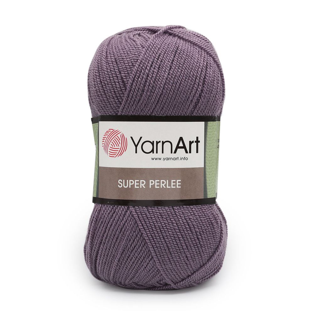 Пряжа YarnArt (ЯрнАрт) Super Perlee / уп.5 мот. по 100 г, 400м, 852 темная сирень
