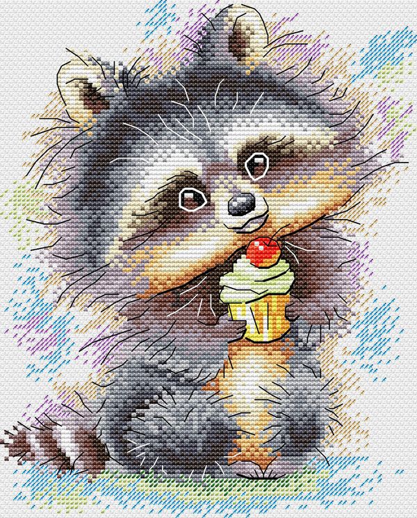 Набор для вышивания нитками МП Студия (Жар-птица), Угощайтесь 18х22 см