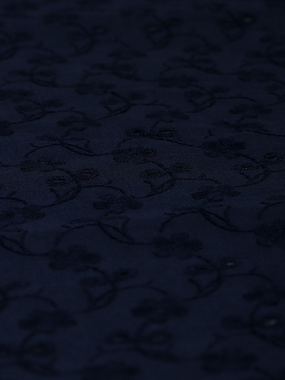 Ткань шитьё (прошва) 100 г/м², 150 см / 2 метра, TBY.Emb.8067.16, 16 т.синий