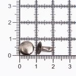 Хольнитены ⌀9 мм, h=9 мм, сталь, New Star №33.5, чер.никель, уп≈2000 шт