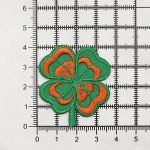 Термоаппликация Клевер, 4.3х3.6cm, зеленый, Hobby&Pro