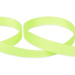 Лента репсовая (в рубчик) 12.0 мм / 45.5 метров, 013 лайм, Gamma GR-12