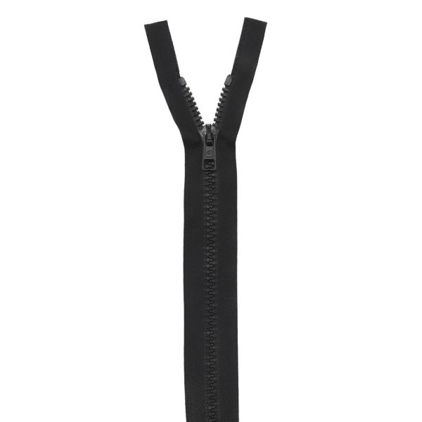 Молния трактор Arta Т6 (6 мм) 1 зам., разъем., 90 см, цв. 077 черный, уп.5 шт