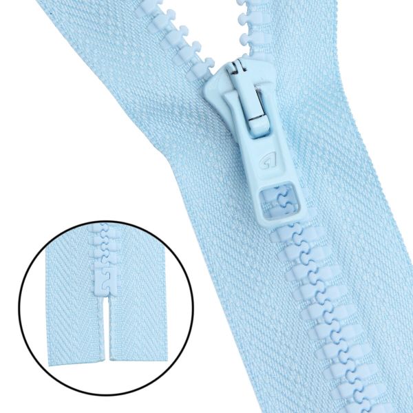 Молния трактор Arta Т6 (6 мм) 1 зам., н/раз., 18 см, цв. 104 голубой, уп.10 шт