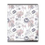 Тетрадь общая с пластиковой обложкой 180 мкр, лен, цвет.запечат.титул лист A5+ 80 л. на скобе 65 г/м², белизна 100 %, 10 шт, клетка, 01106 Парижанка, Светоч Т63