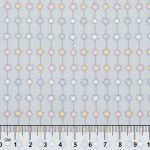 Ткань для пэчворка Peppy Молочные сны фланель, рулон 112 см / 5 метров, МС-15 серый, Peppy