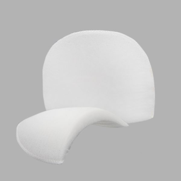 Плечевые накладки (подплечники) втачные 100х150х12 мм, белый, В-12/А, 1 пара