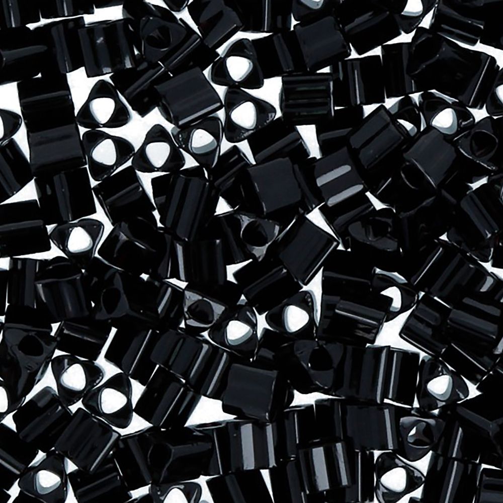 Бисер Toho 11/0 Triangle 1 (2.2 мм), 500 г, 0049 черный