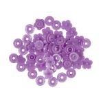 Кнопка рубашечная установочная пластик ⌀12 мм, 500 шт, 013 фиолетовый, Micron POM-12 FL/500