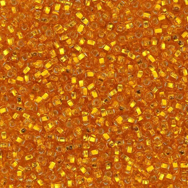 Бисер Preciosa прозрачный с сереб. центр. 10/0 (87060), круг. отв., 500гр