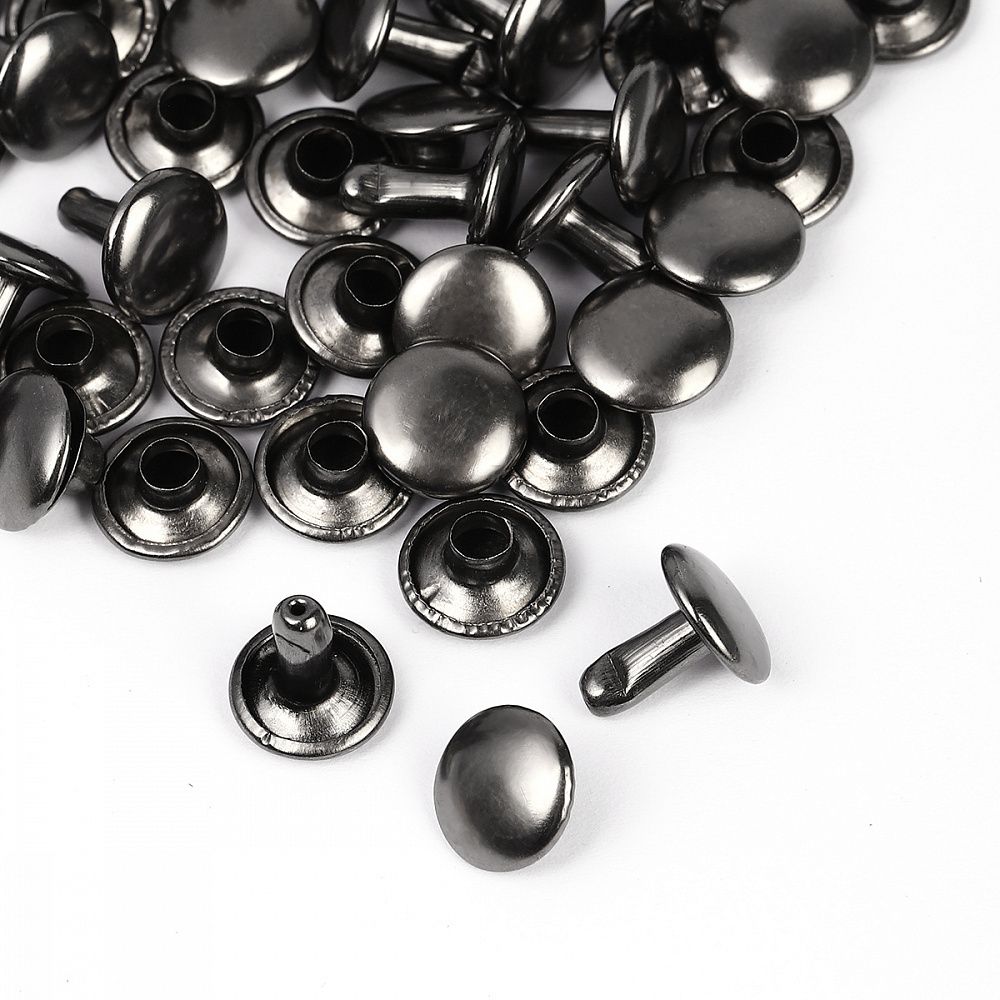 Хольнитены двухсторонние сталь 9х9 мм, №33, TBY.5209 цв. черный никель уп. 1000 шт, TBY