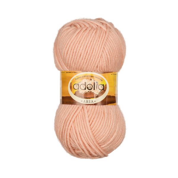 Пряжа Adelia Aria / уп.5 мот. по 100г, 100м, 04 персиковый